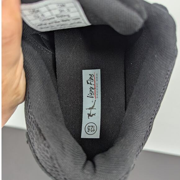 EUC Very Fine Unisex Dance Shoes Size 12.5 or 30cm VFSN012 Low-Profile Black - Picture 12 of 12